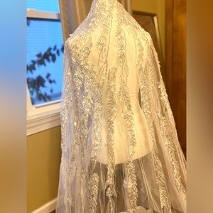 6 feet wedding veil